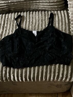 torrid Black Lace Crop Bralette